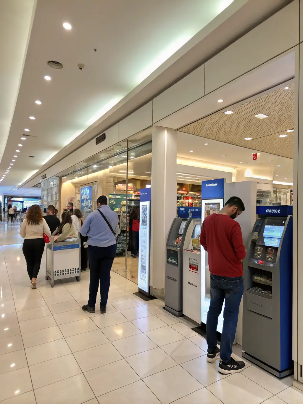 A compact Hyosung Halo 2 ATM with a bright touchscreen display, a card reader on the side, and a cash dispenser at the bottom, emphasizing its small footprint and easy installation.